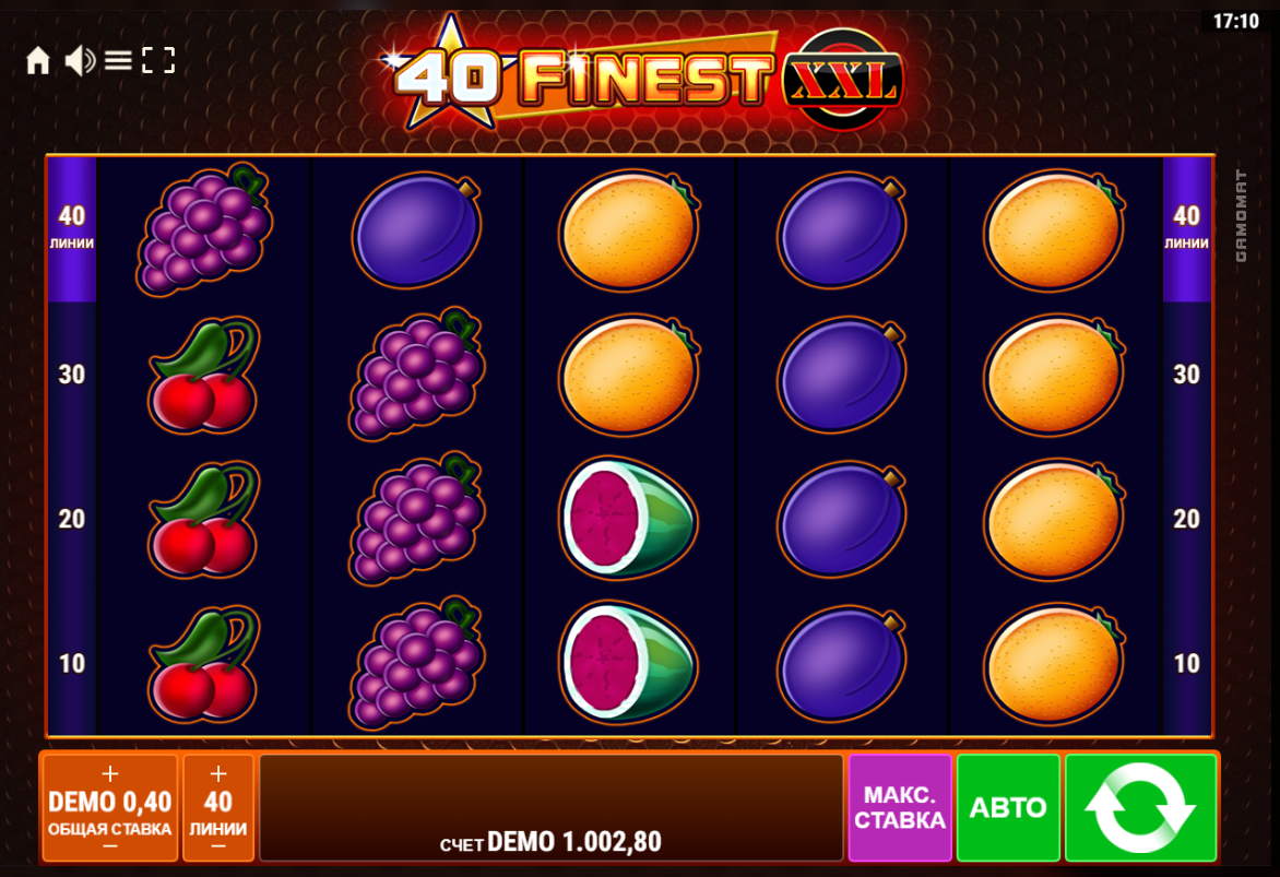 Изображение автомата 40 Finest Xxl
